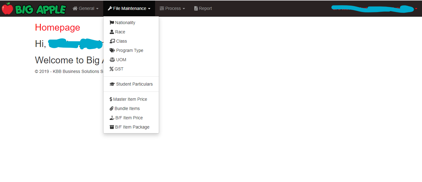 BAMIS File Maintenance List